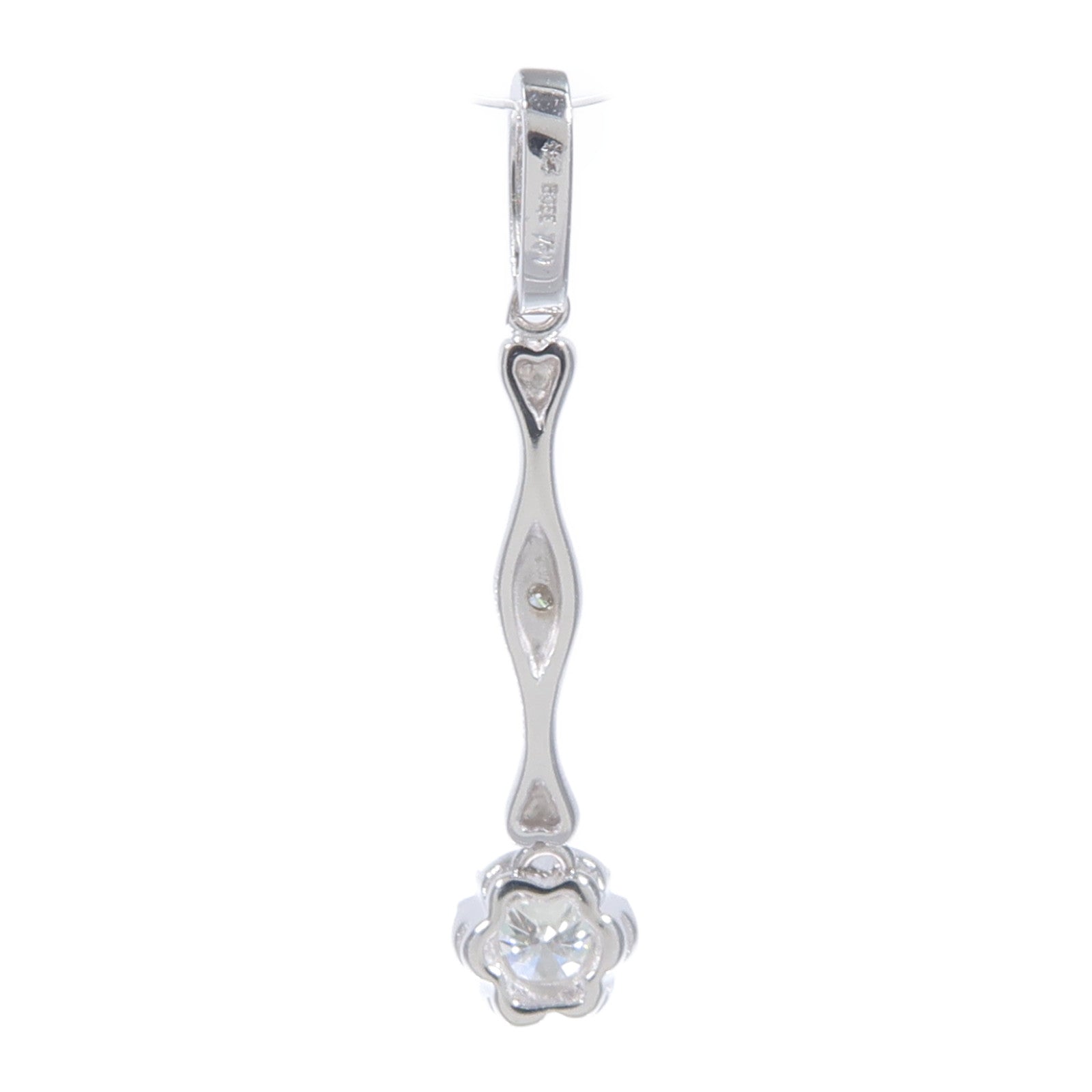 JEWELRY 18K白金Diamond Pendant Top鑽石吊墜