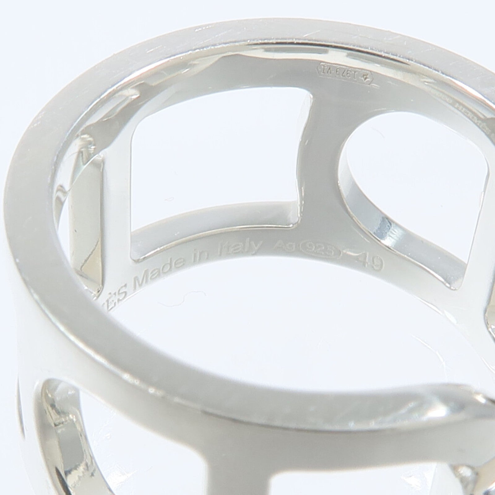 HERMES 925純銀Bague Ever Chaine d'Ancre MM戒指