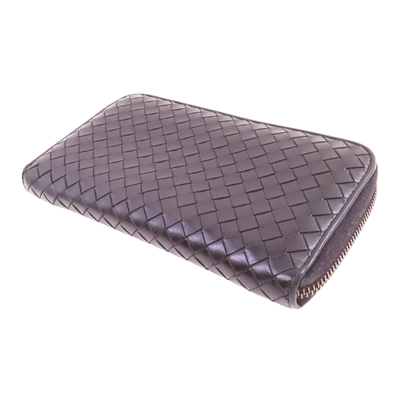 BOTTEGA VENETA 織紋皮革Zipper Long Wallet拉鏈長錢包