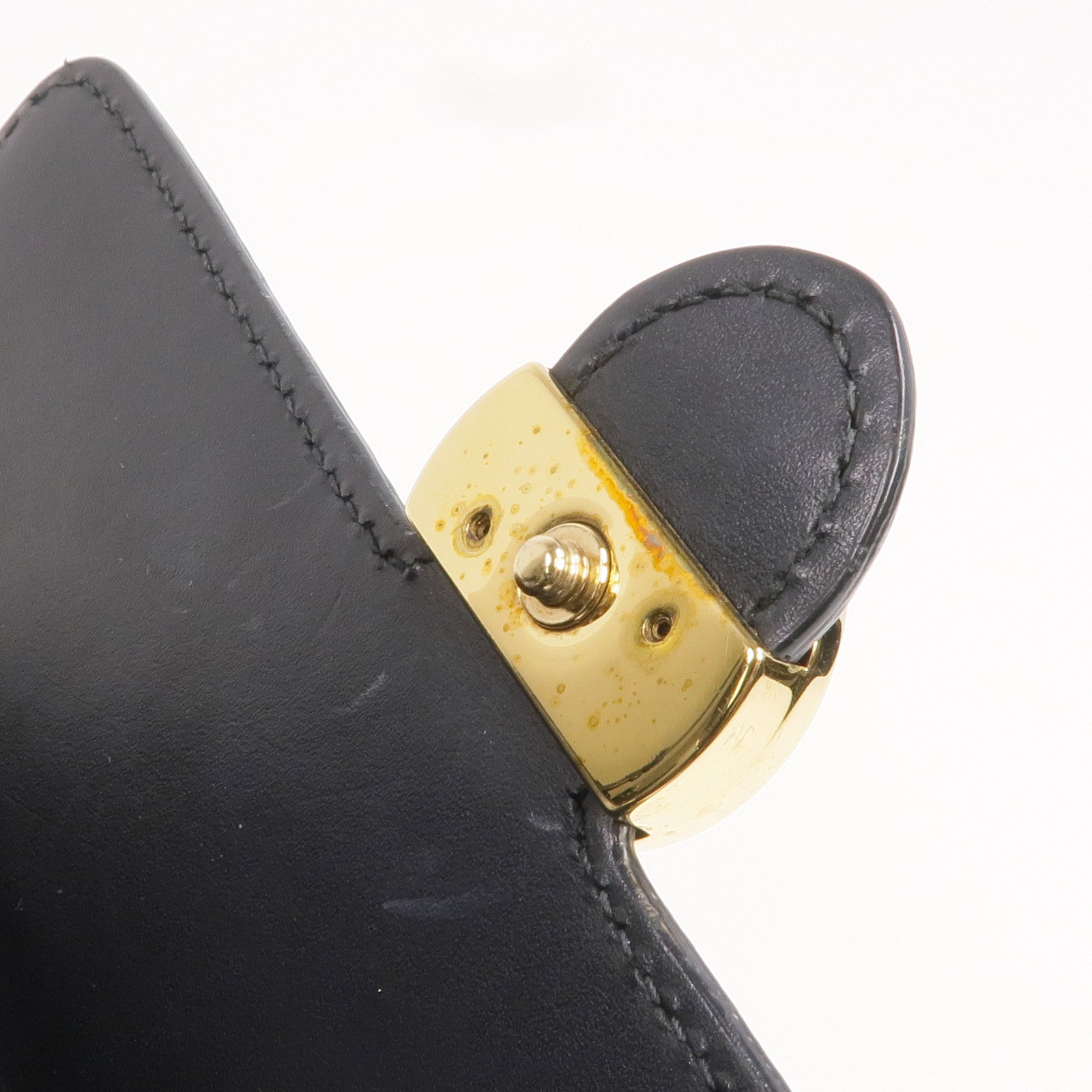 GUCCI 牛皮皮革Chain Shoulder Bag金扣鏈帶肩背袋