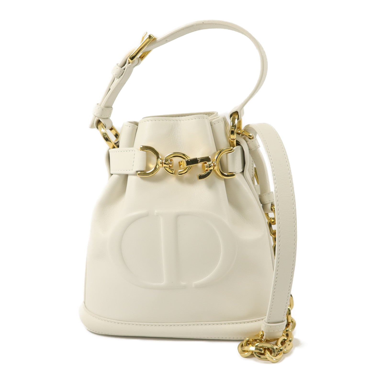 Dior 牛皮皮革C'est Dior手挽肩背兩用袋