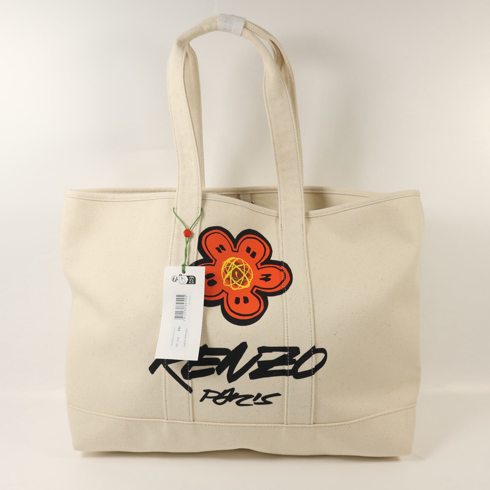 KENZO 帆布Large Tote Bag銀扣手挽袋