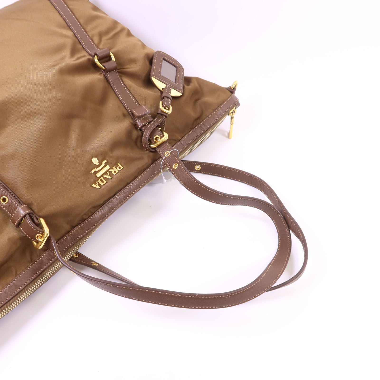 PRADA 尼龍Tote Bag金扣手挽袋