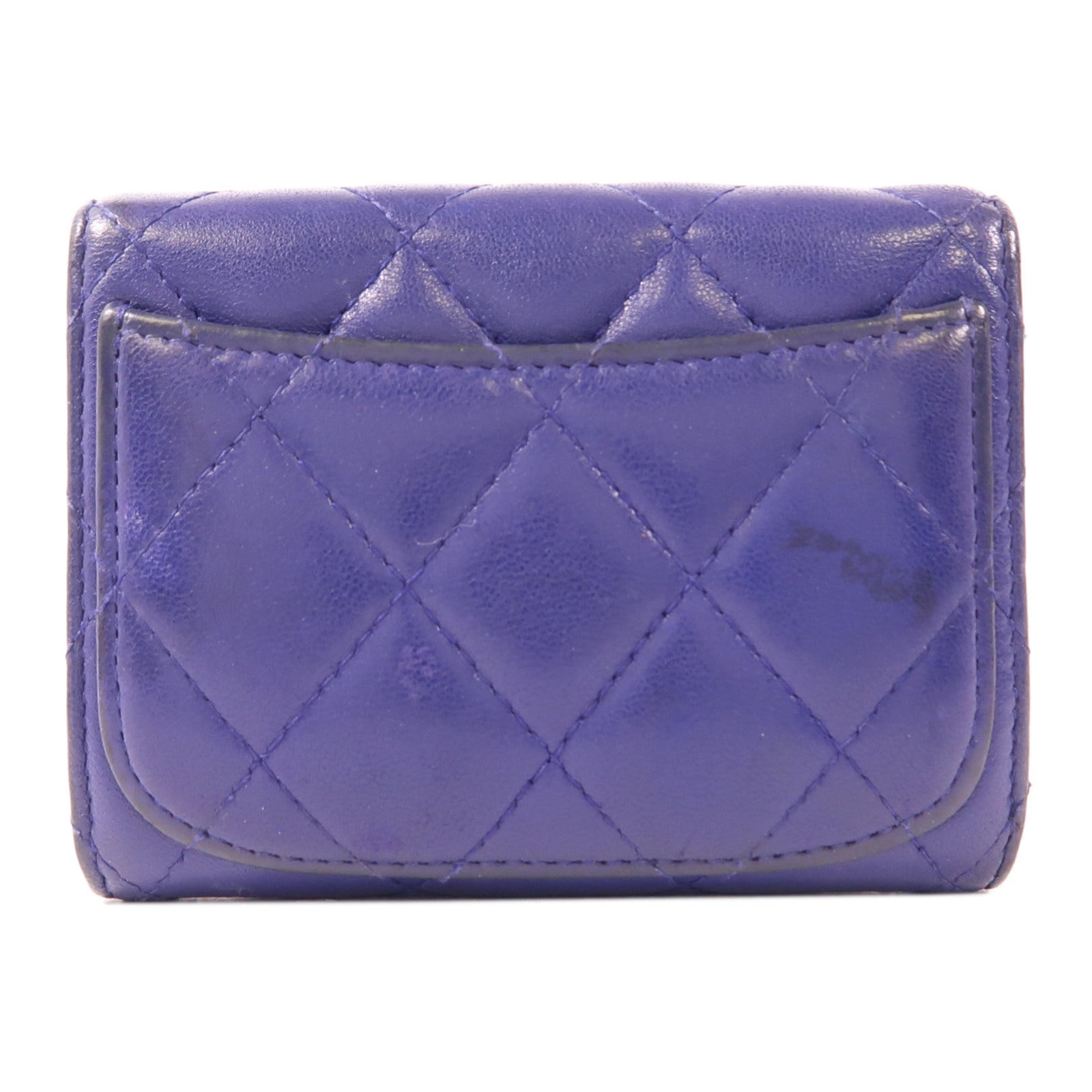 CHANEL 羊皮皮革Card Case銀扣卡片套