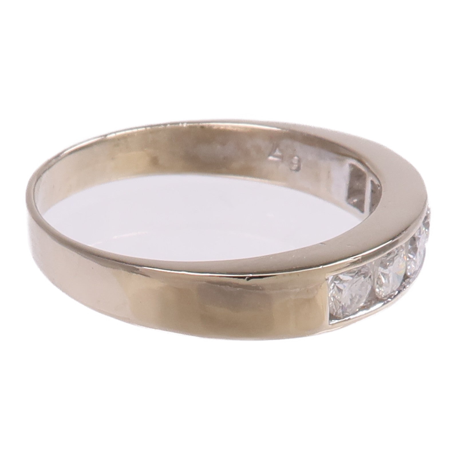 JEWELRY 【激減優惠】18K白金Diamond Ring鑽石戒指US#8.5