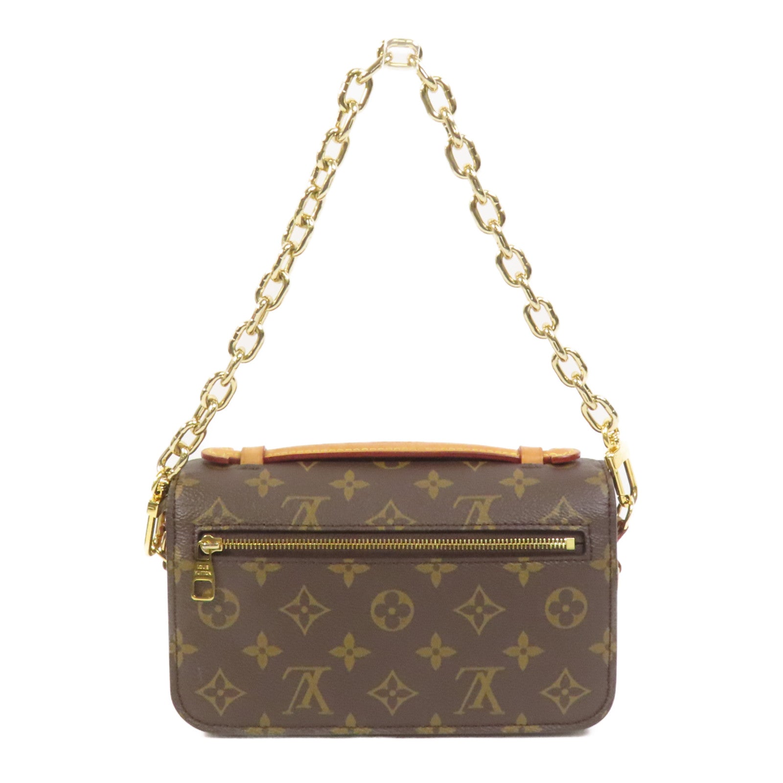 LOUIS VUITTON Monogram Pochette Metis East West金扣手挽肩背兩用袋