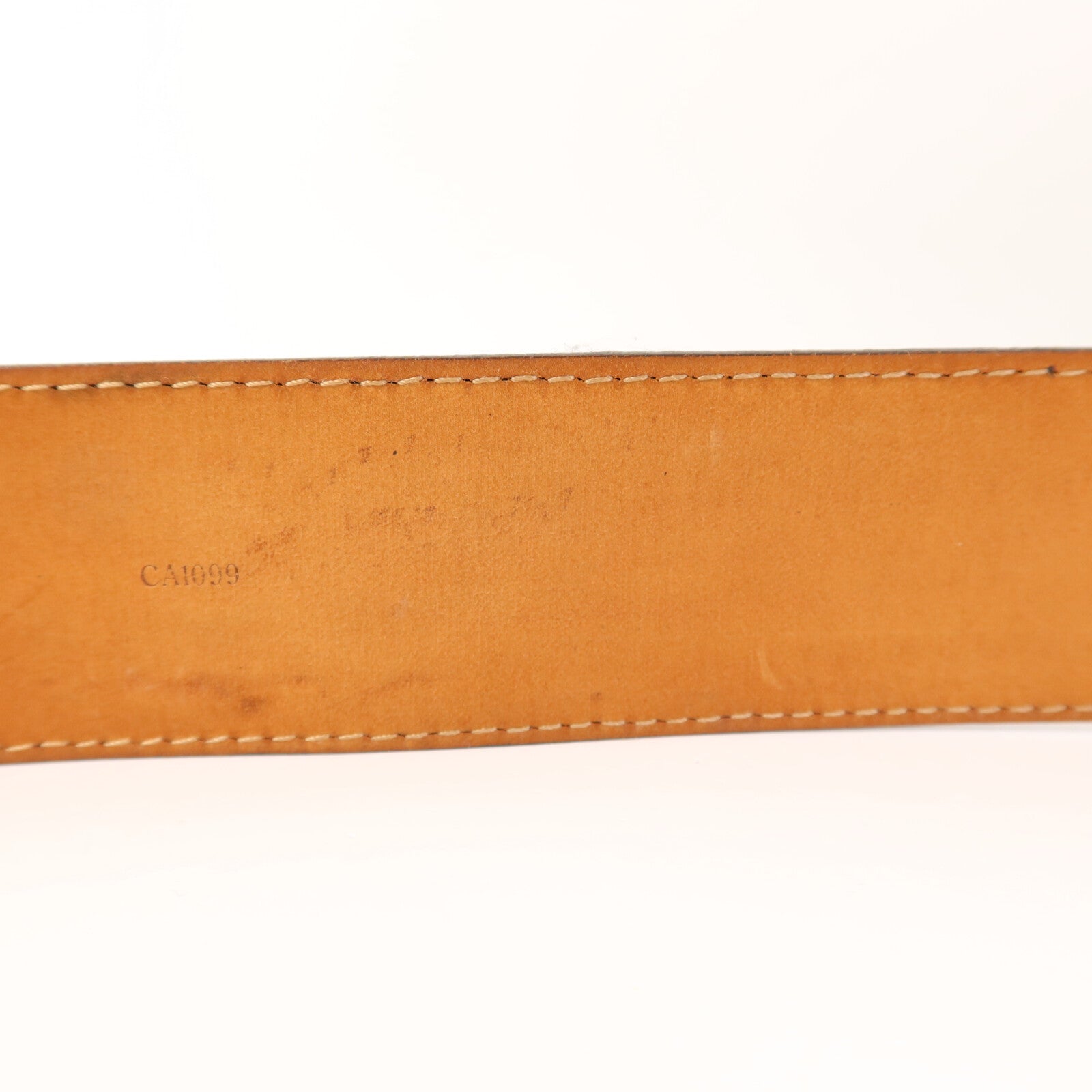 LOUIS VUITTON Monogram Belt金扣皮帶