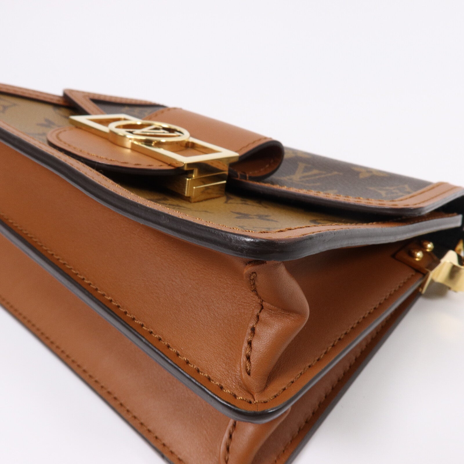 LOUIS VUITTON Monogram Reverse Mini Dauphine手挽肩背兩用袋
