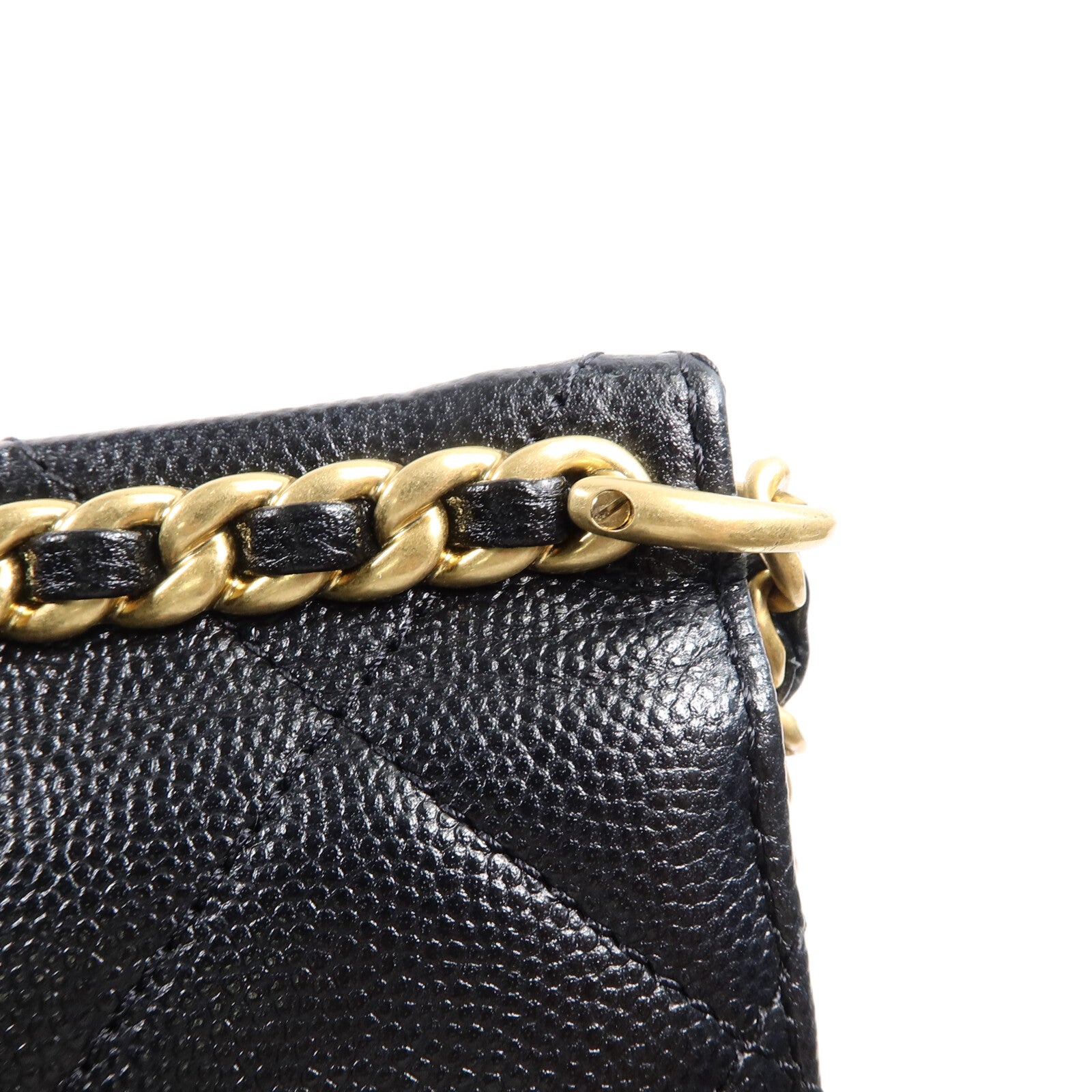 CHANEL 牛皮皮革Chain Backpack背包