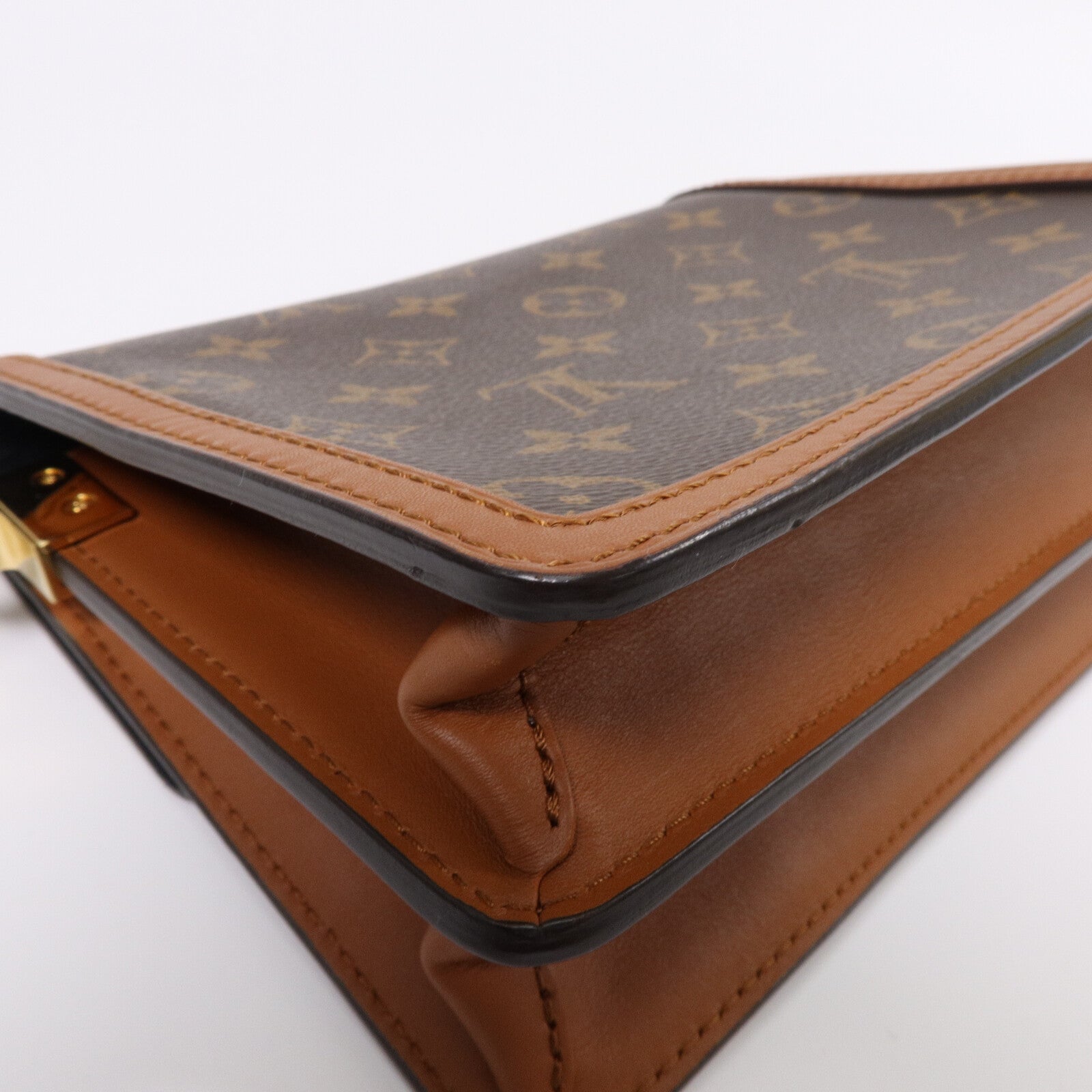 LOUIS VUITTON Monogram Reverse Mini Dauphine手挽肩背兩用袋