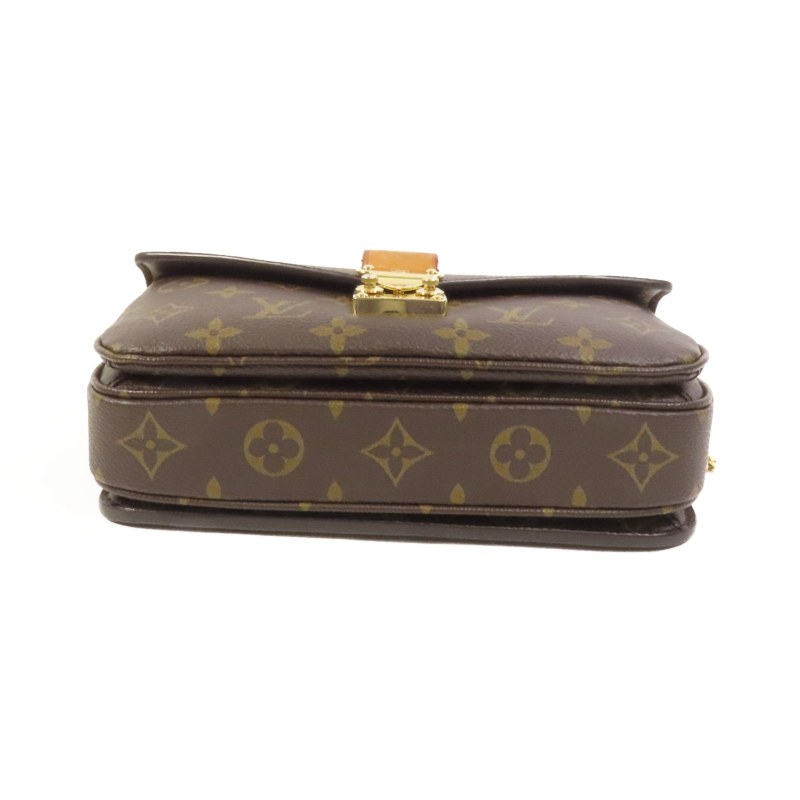 LOUIS VUITTON Monogram Pochette Metis East West金扣手挽肩背兩用袋