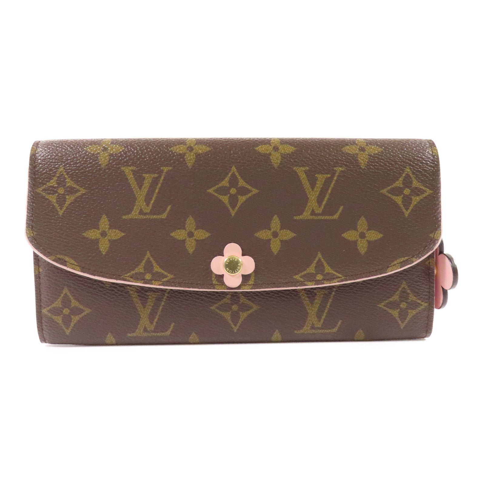 LOUIS VUITTON Monogram Emilie Wallet金扣長錢包