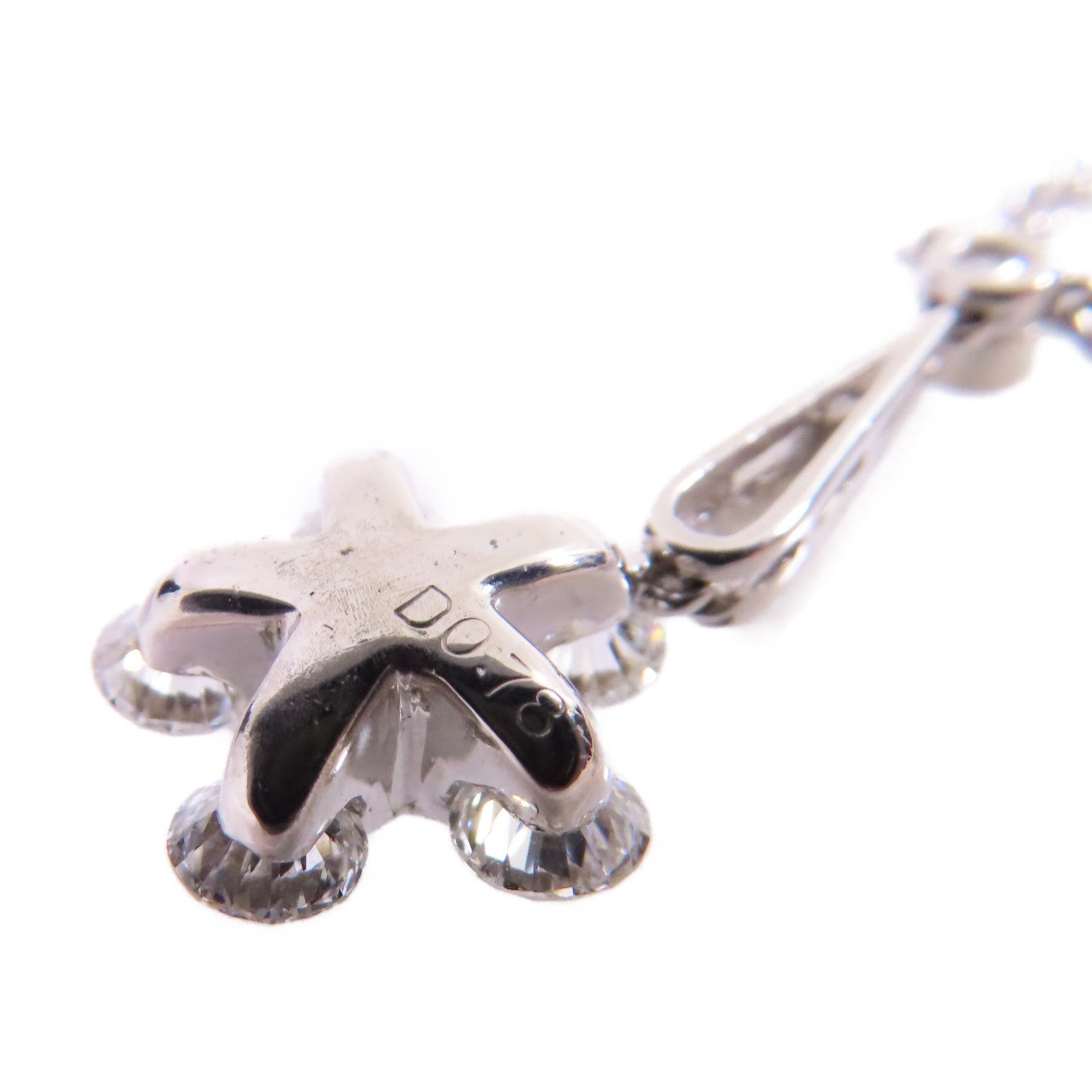 JEWELRY 0.78ct Diamond Necklace 18K White Gold