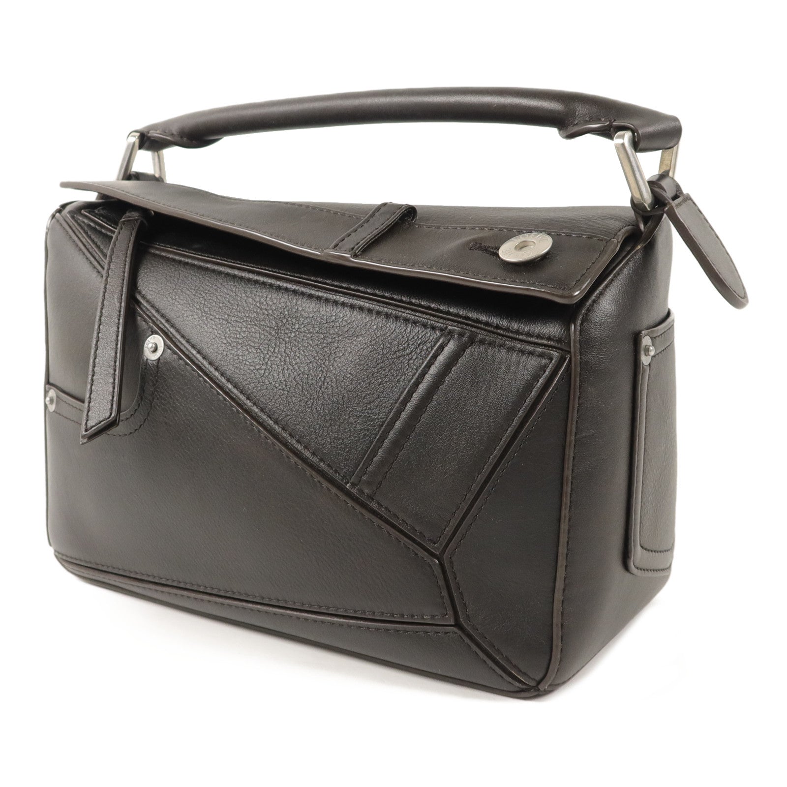 LOEWE 牛皮皮革Panta Puzzle Small手挽肩背兩用袋