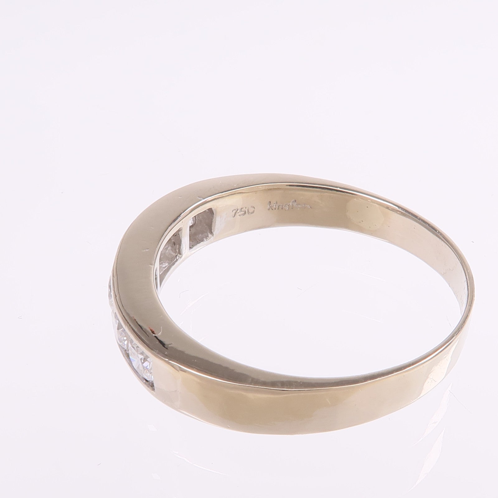 JEWELRY 【激減優惠】18K白金Diamond Ring鑽石戒指US#8.5