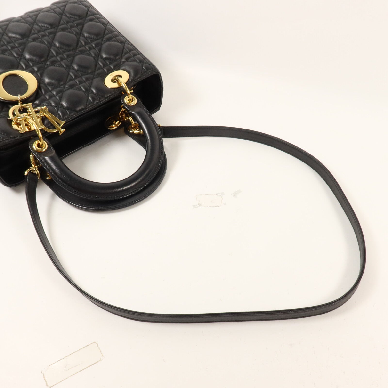 Dior 羊皮皮革Lady Dior手挽肩背兩用袋
