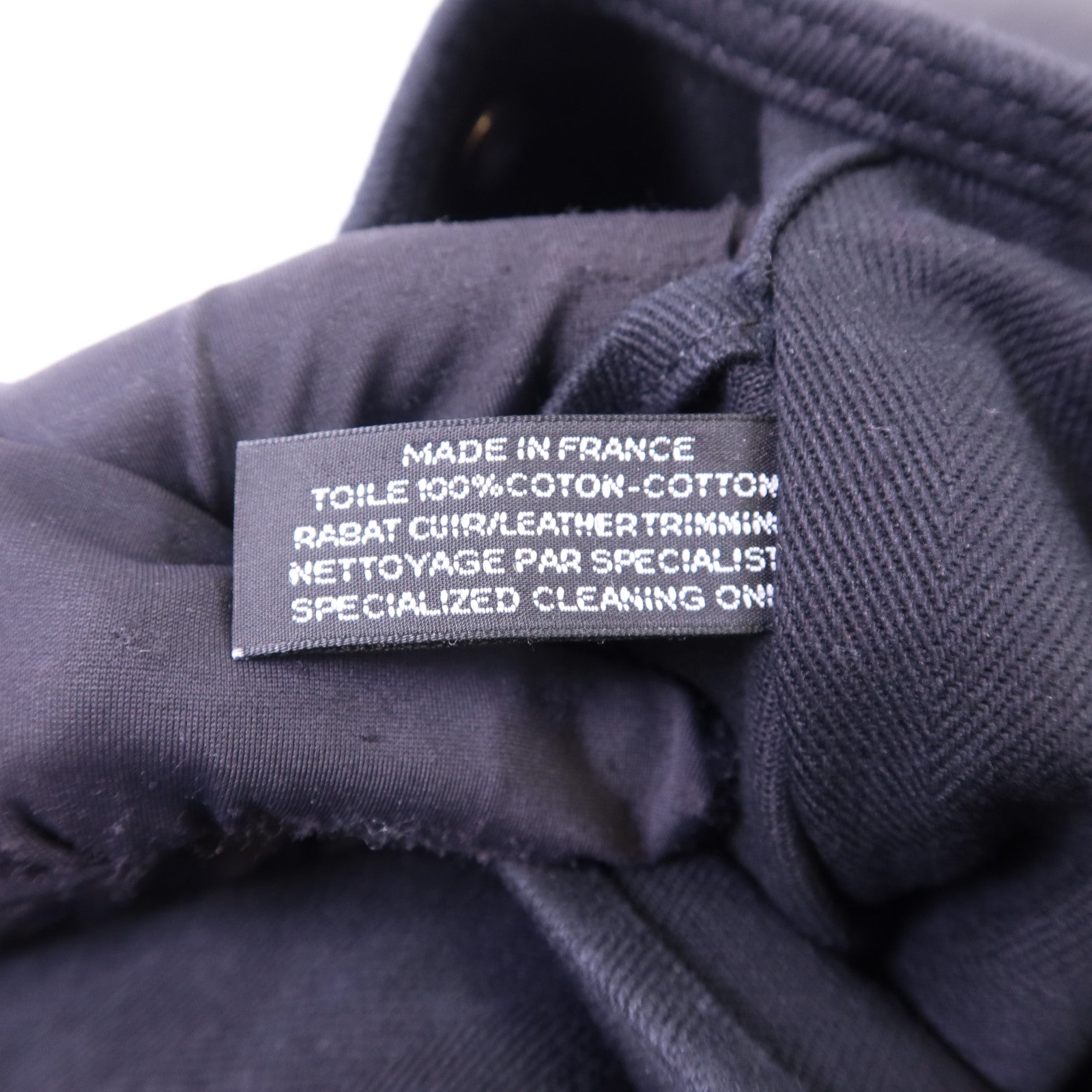 HERMES 帆布Valparaiso PM銀扣手挽袋Noir