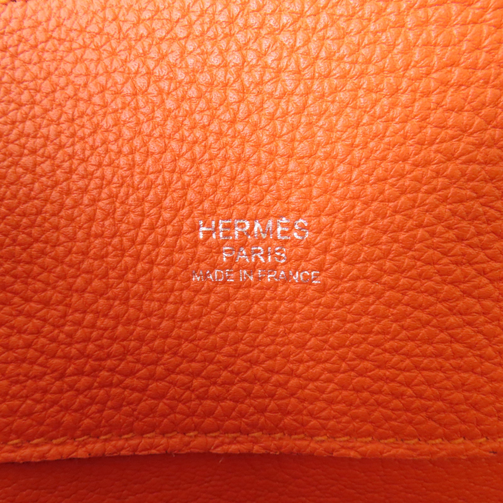 HERMES 【激減優惠】Togo皮革So Kelly 26銀扣肩背袋Feu