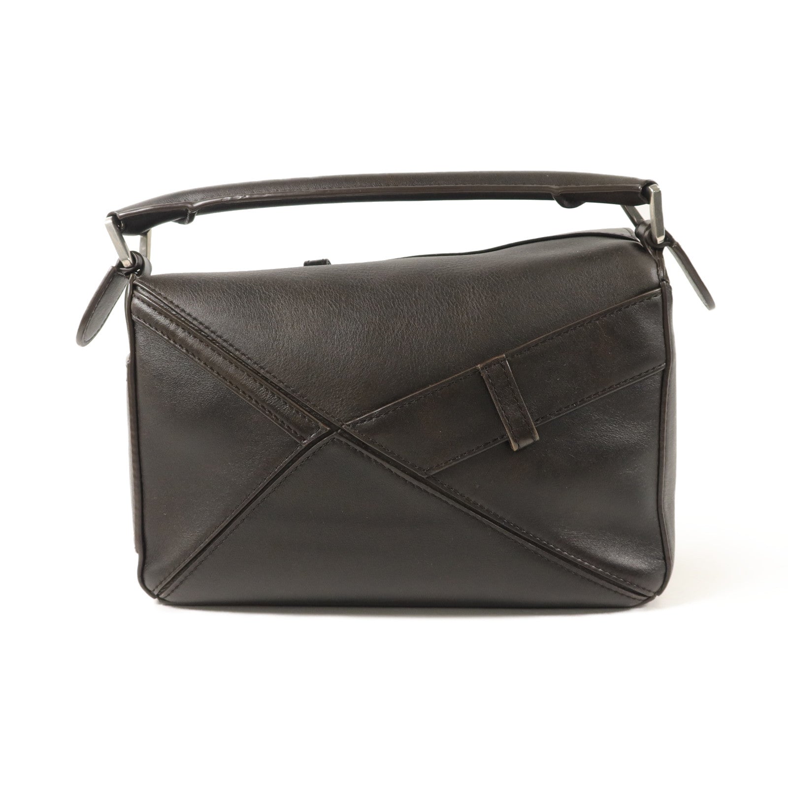 LOEWE 牛皮皮革Panta Puzzle Small手挽肩背兩用袋