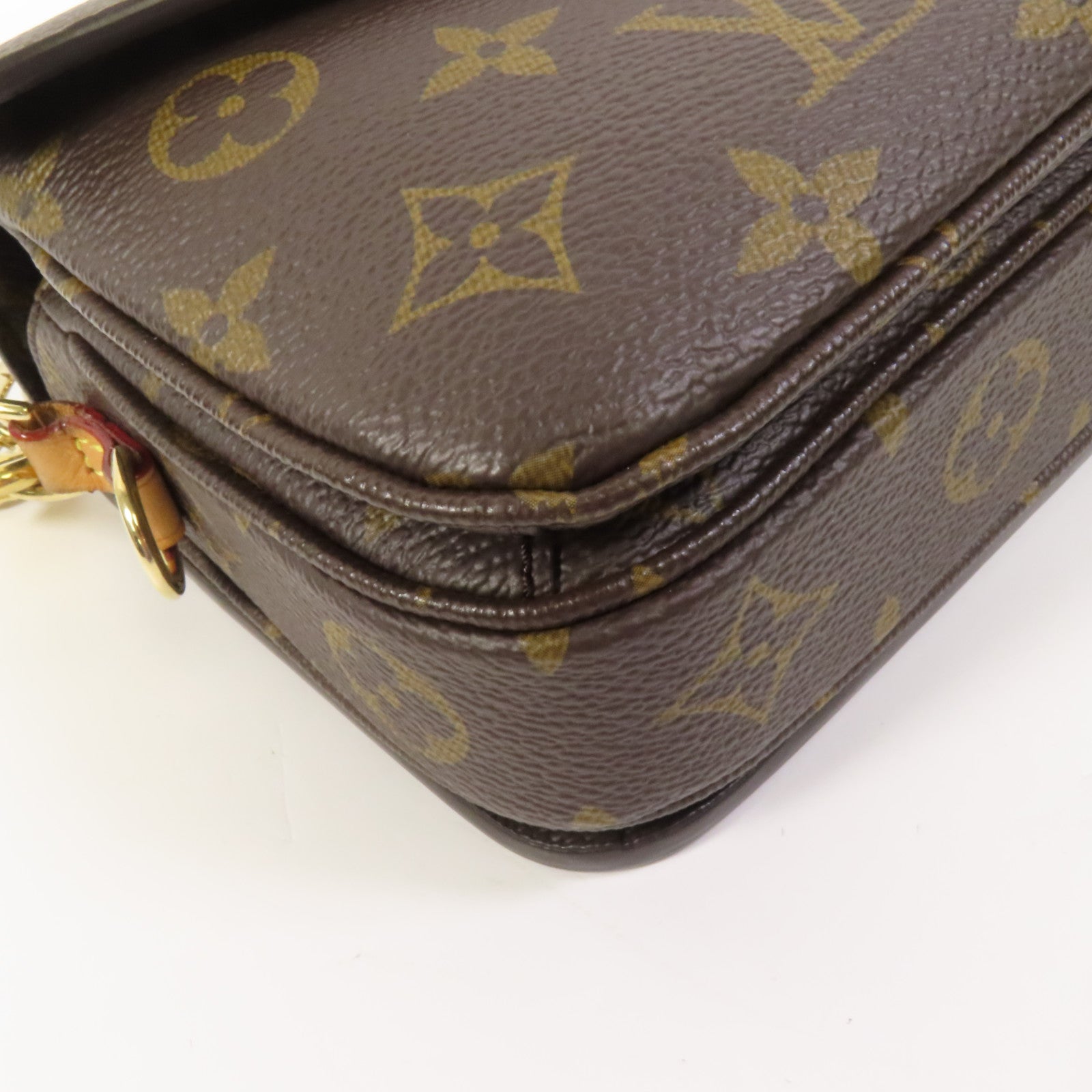 LOUIS VUITTON Monogram Pochette Metis East West金扣手挽肩背兩用袋