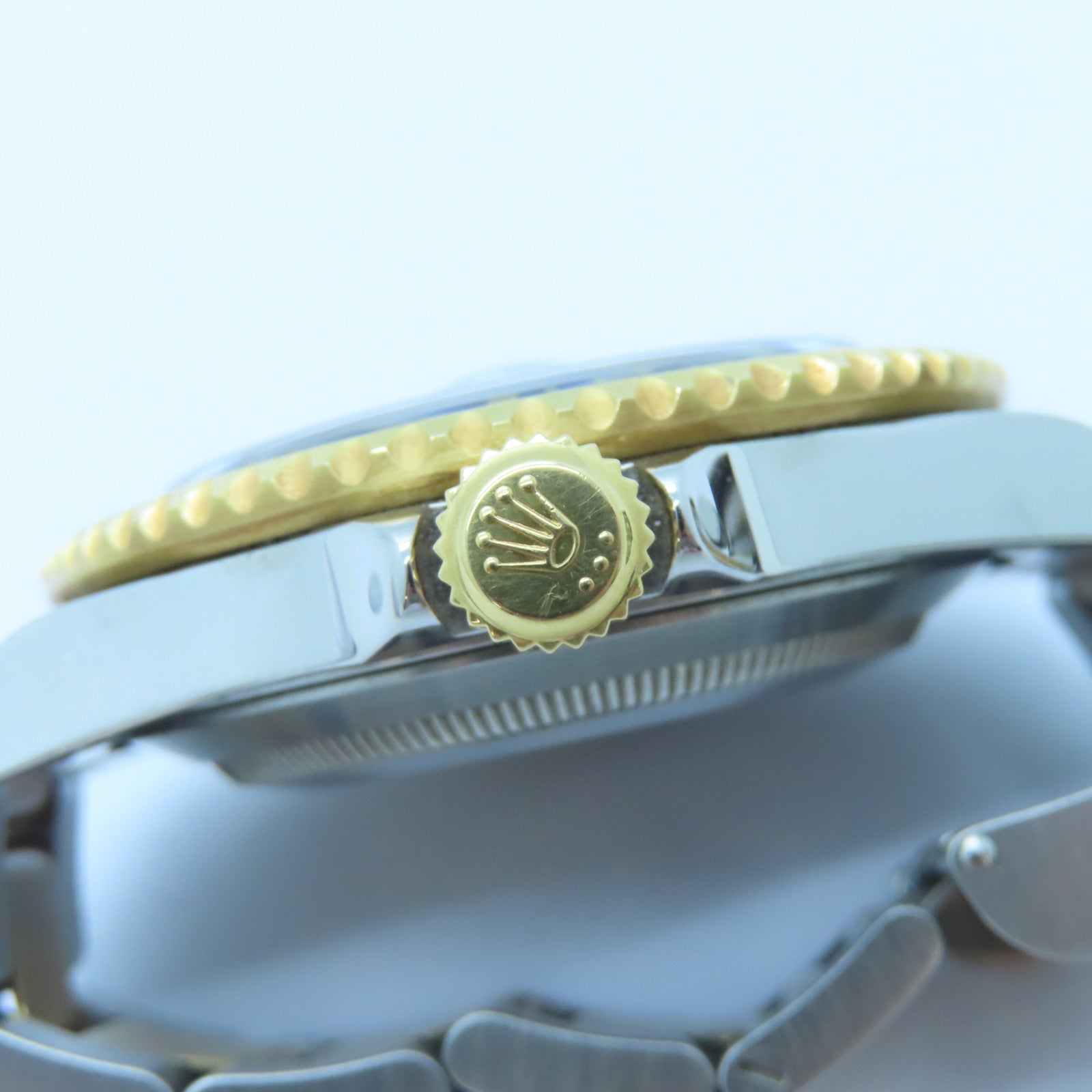 ROLEX Submarinar Date 18K黃金/不鏽鋼手錶自動機芯藍色