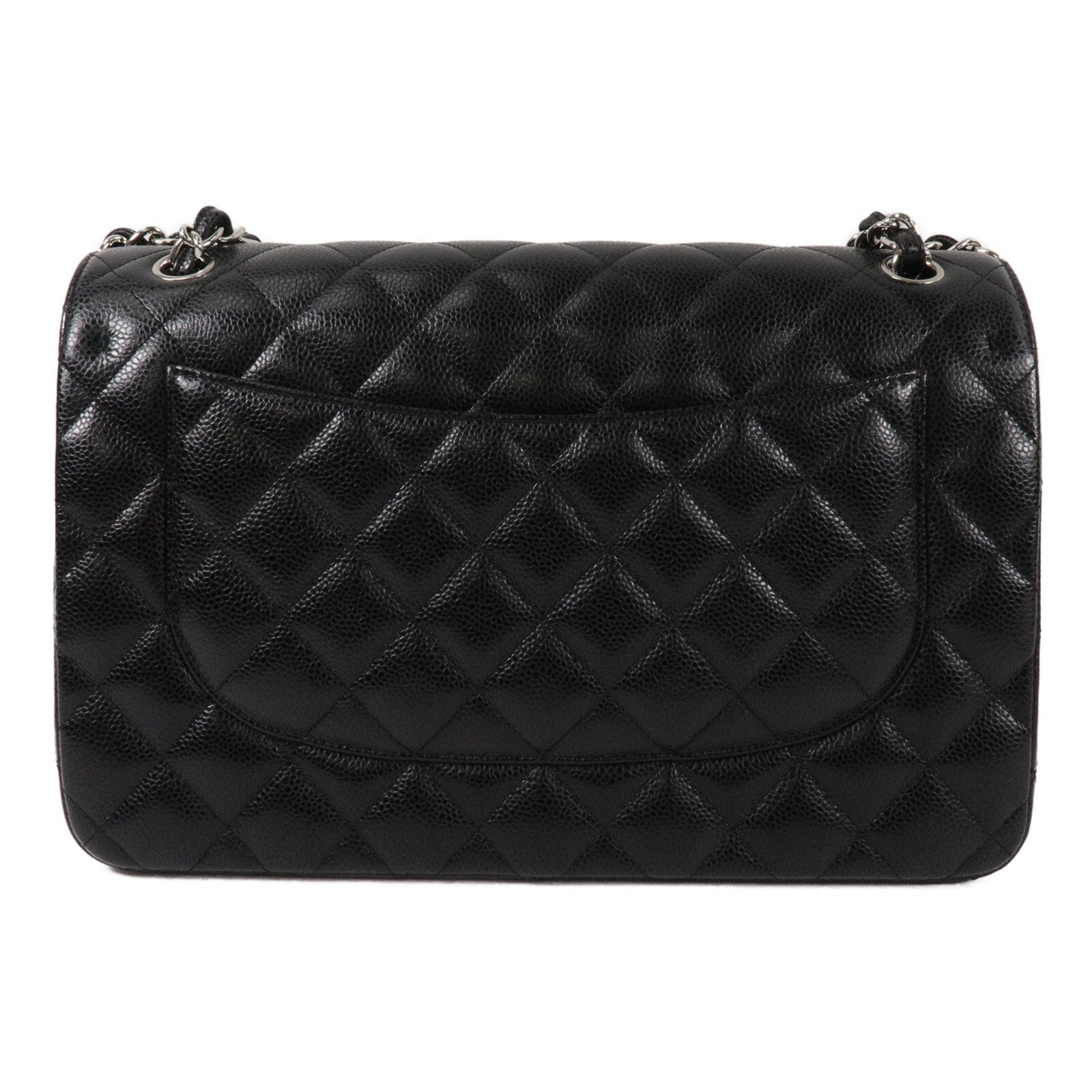 CHANEL 牛皮皮革Large Classic鏈帶肩背袋