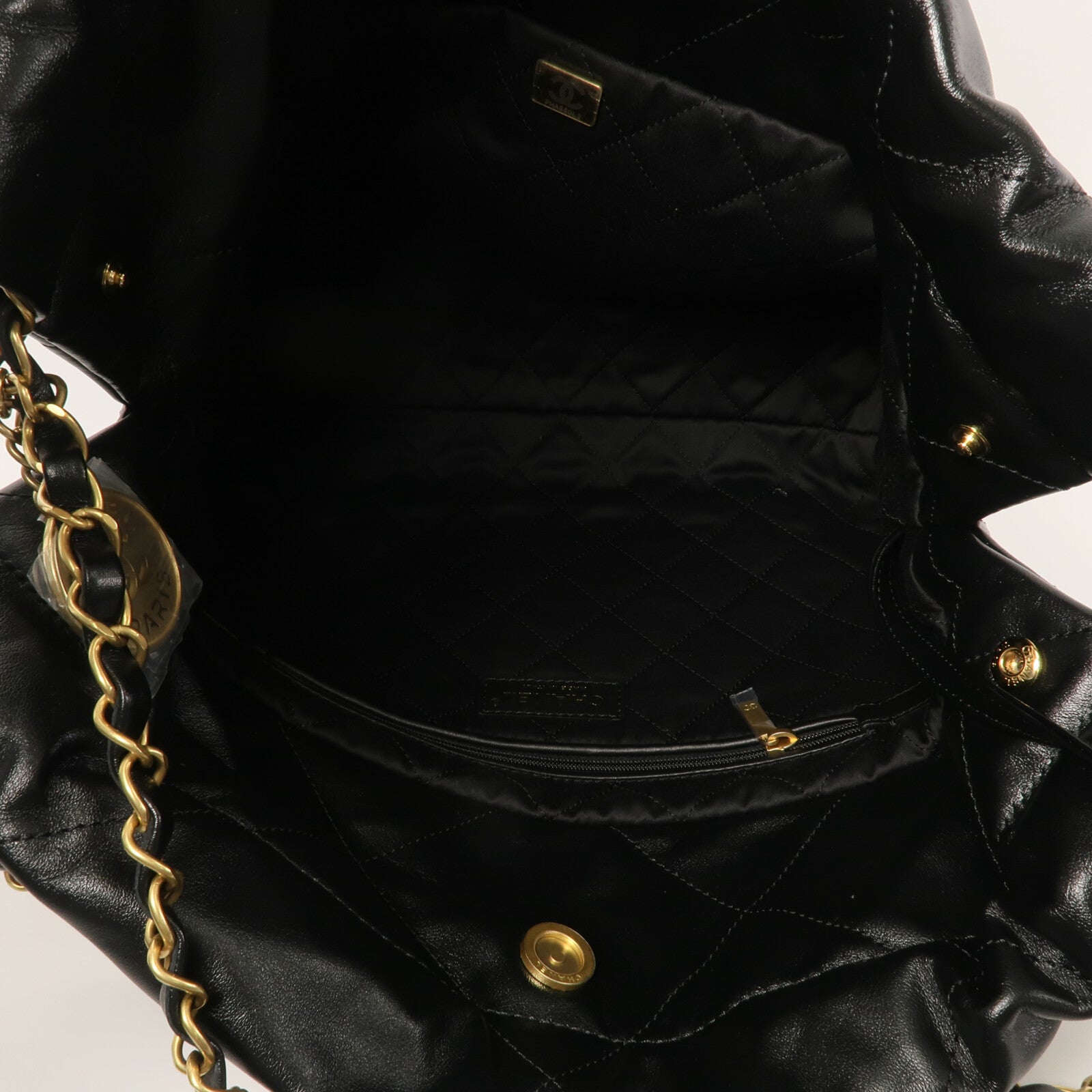 CHANEL 牛皮皮革C22 Small鏈帶肩背袋