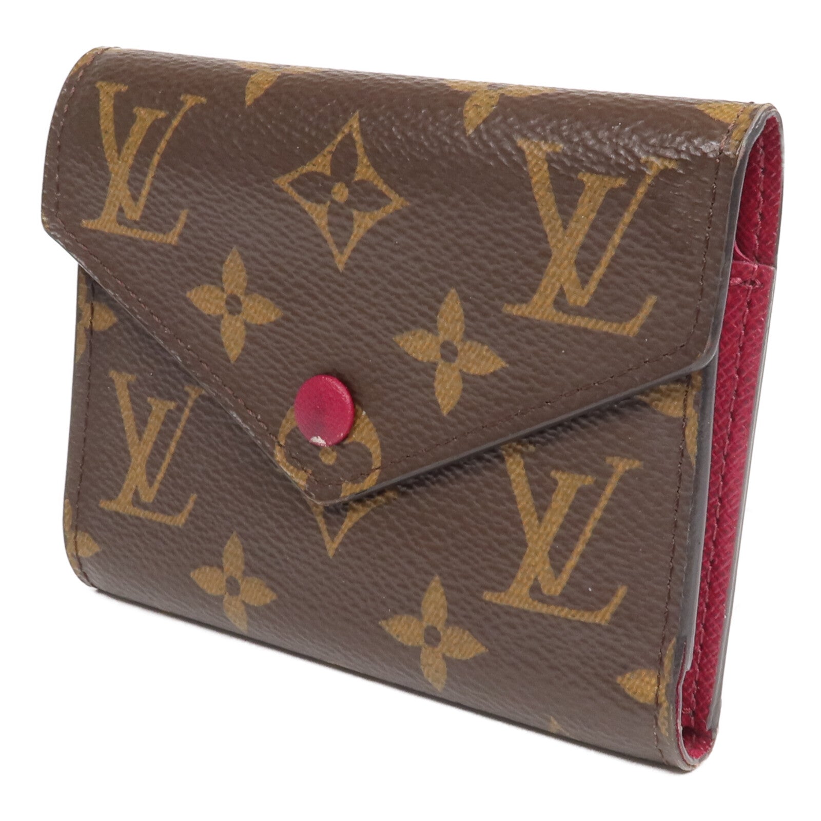 LOUIS VUITTON Monogram Portefeuille Victorine金扣錢包