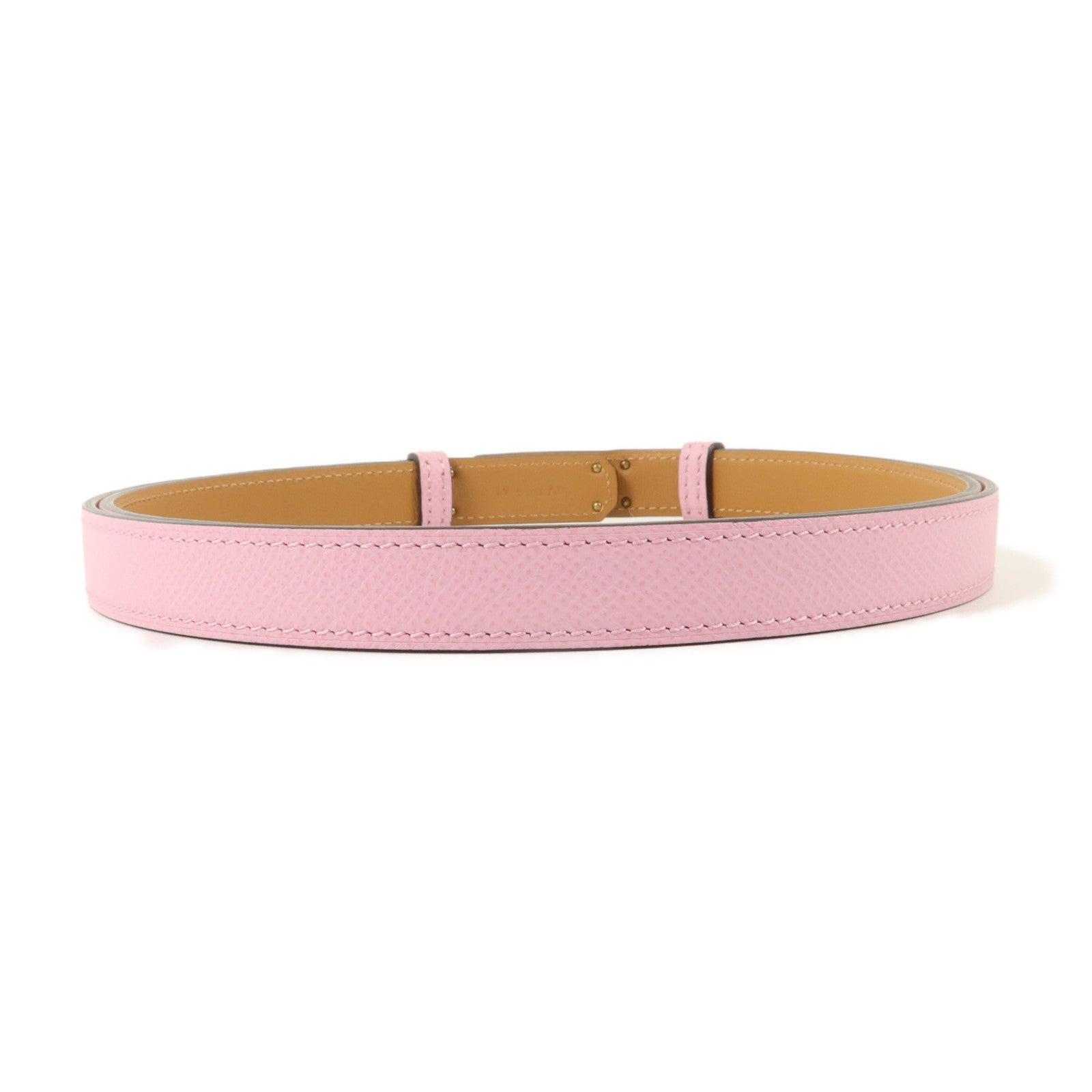 HERMES Epsom皮革Kelly 18 Belt皮帶Mauve Sylvestre