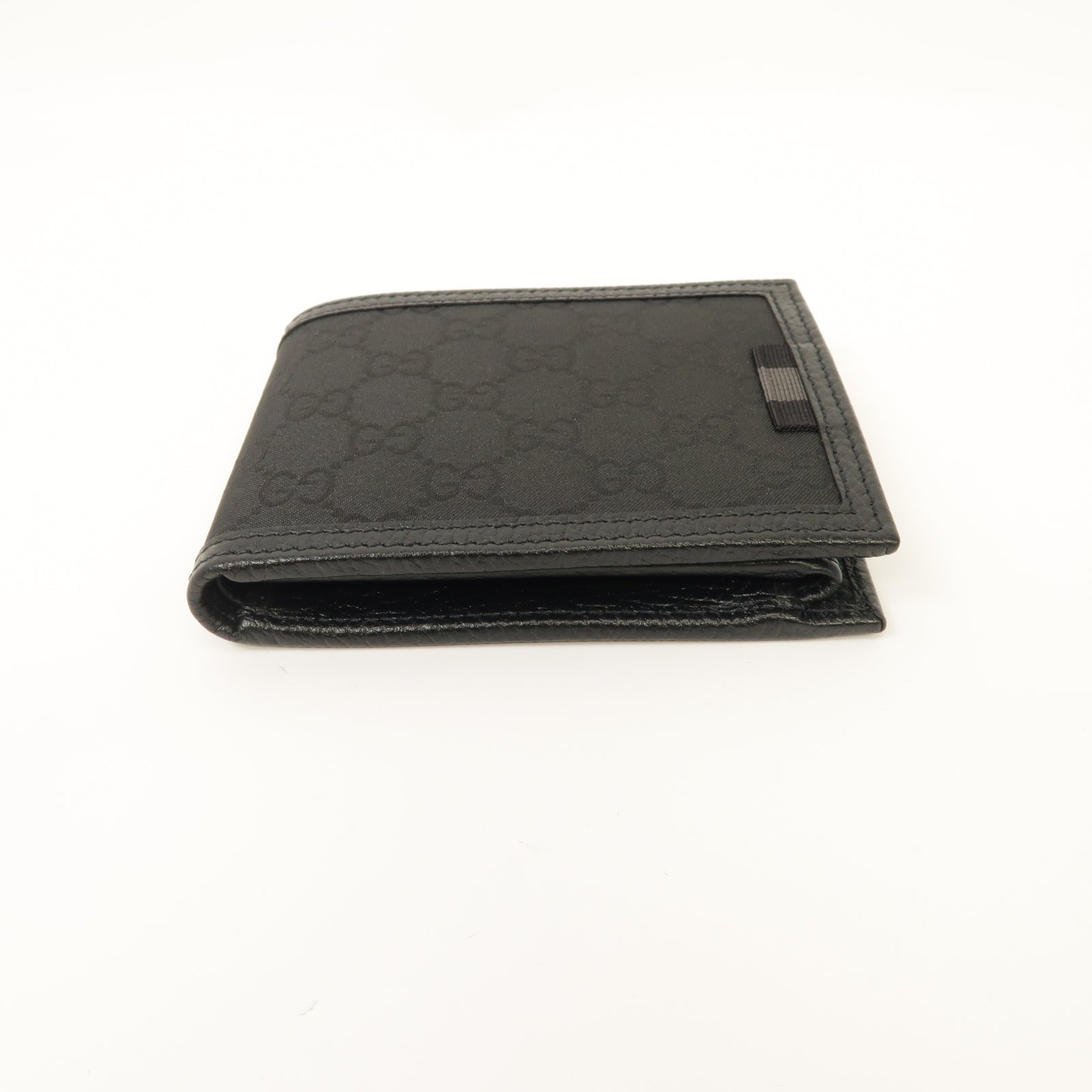 GUCCI 尼龍Long Wallet银扣长钱包黑色