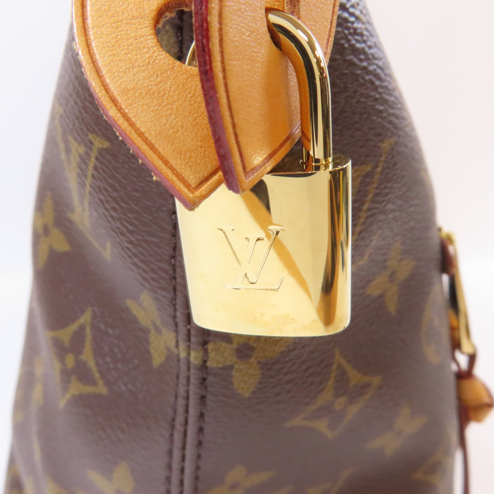 LOUIS VUITTON Monogram Iena PM金扣手挽袋啡色