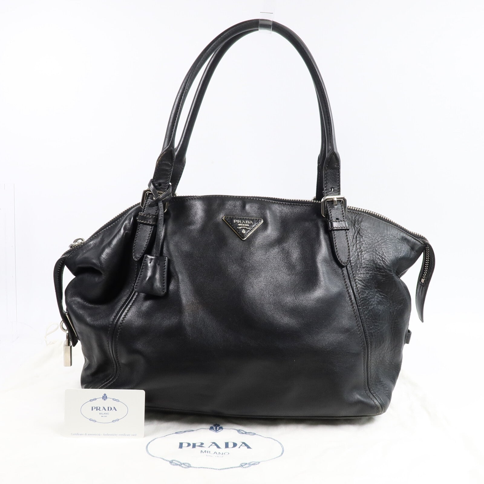PRADA 牛皮皮革2 Way Shoulder Bag手挽袋