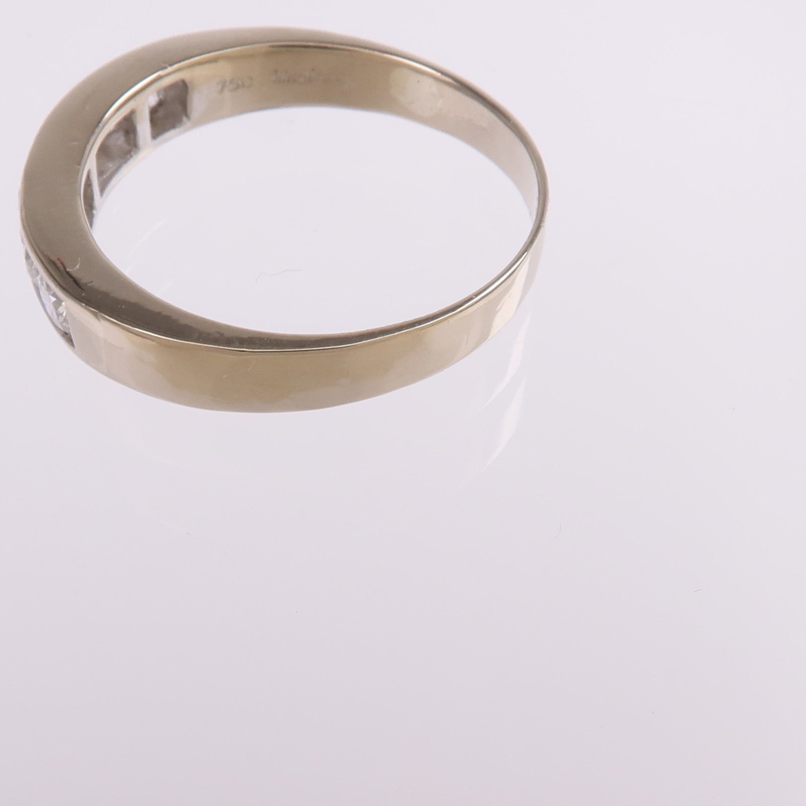JEWELRY 【激減優惠】18K白金Diamond Ring鑽石戒指US#8.5