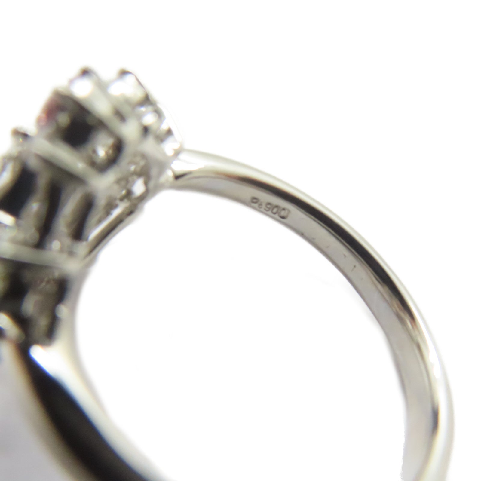 JEWELRY PT900鉑金Diamond Ring 0.55ct鑽石/0.78ct鑚石戒指US#9.5