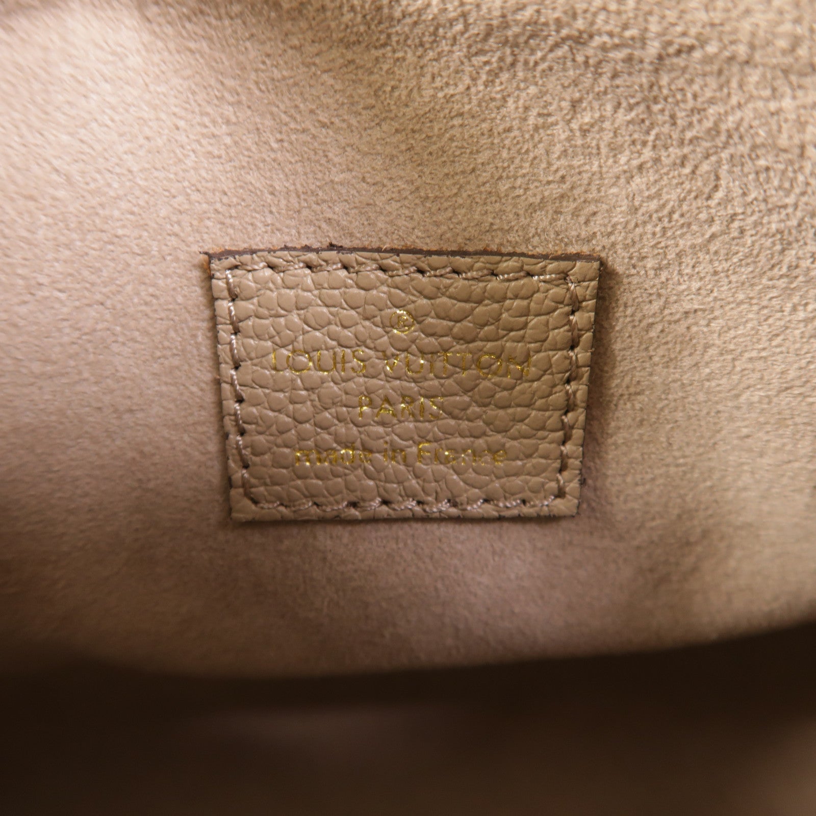 LOUIS VUITTON Monogram Empreinte Nano Speedy金扣手挽肩背兩用袋