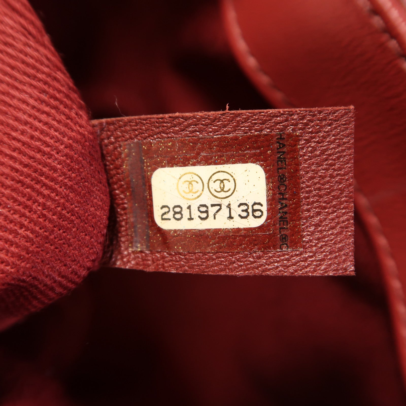 CHANEL 牛皮皮革Chain Shoulder Bag金扣鏈帶肩背袋