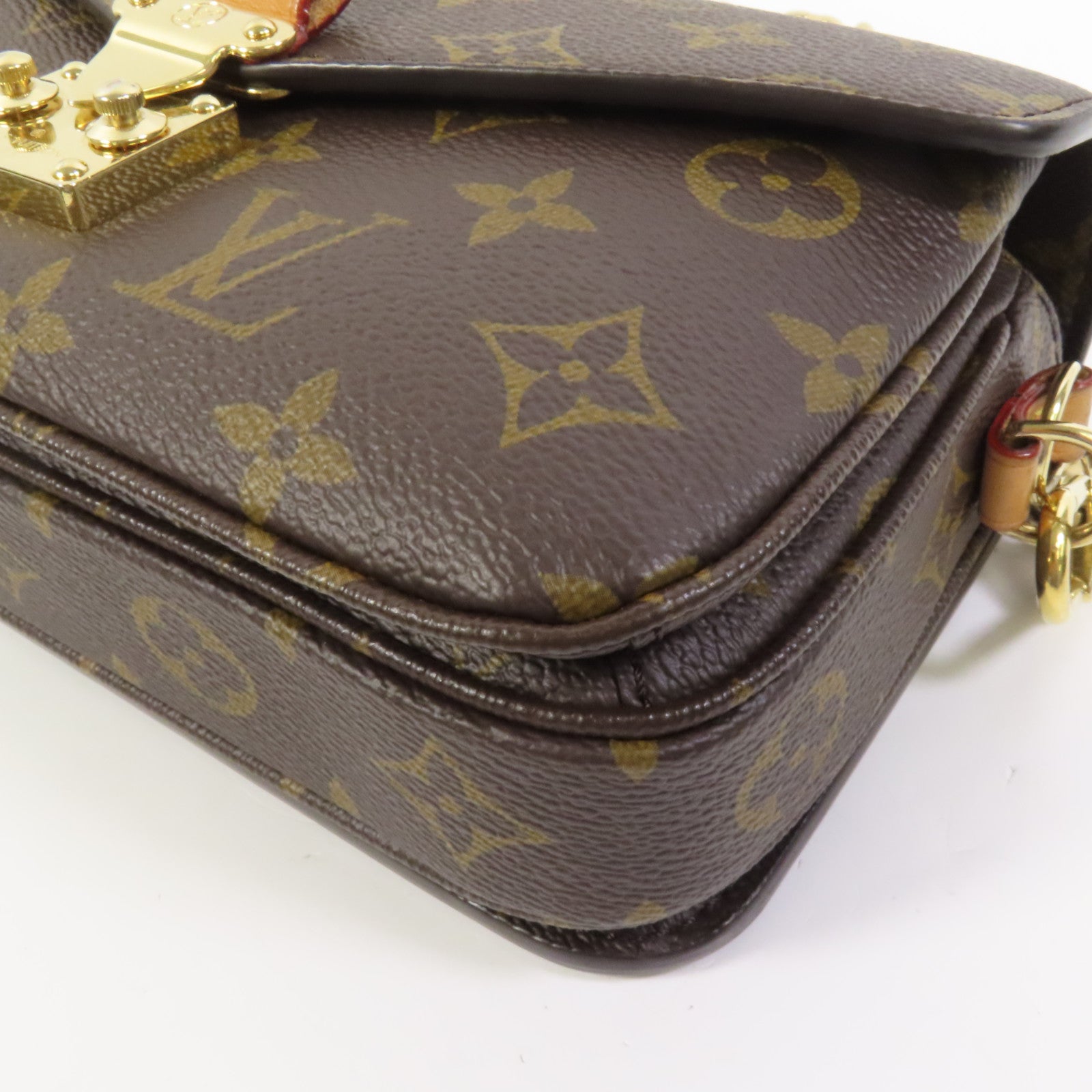 LOUIS VUITTON Monogram Pochette Metis East West金扣手挽肩背兩用袋