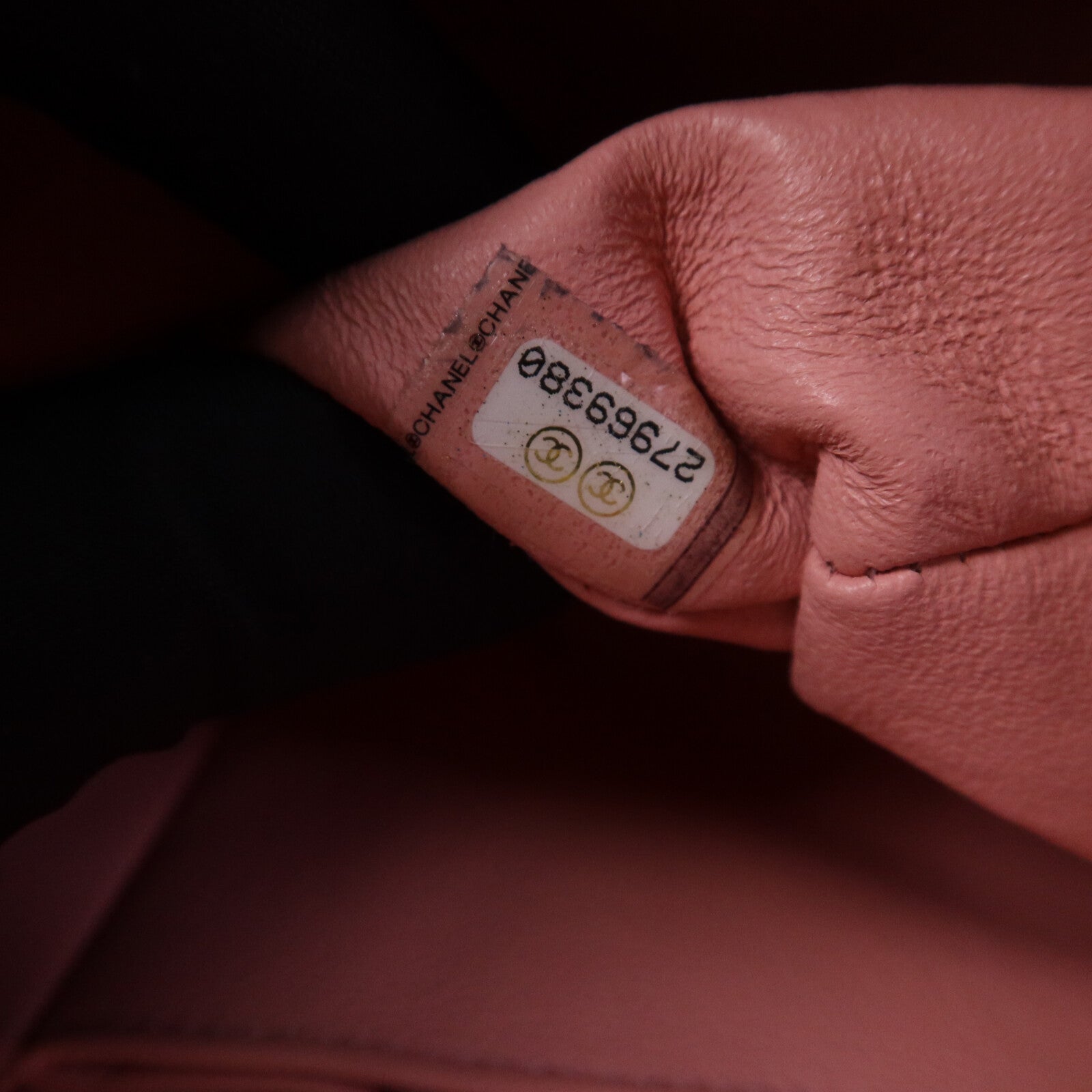 CHANEL 羊皮皮革Classic 25金扣鏈帶手挽肩背兩用袋