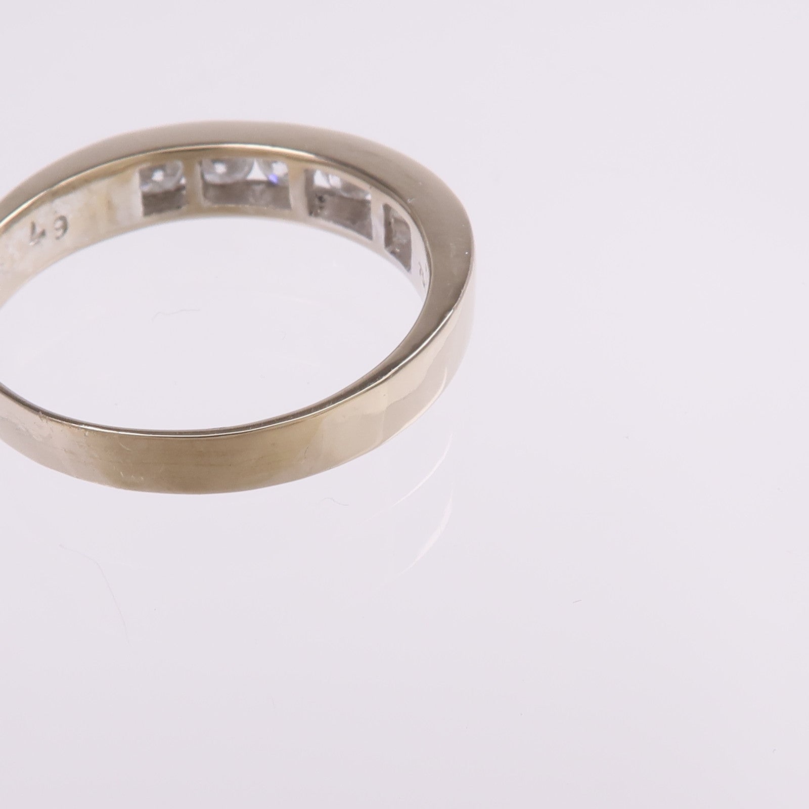 JEWELRY 【激減優惠】18K白金Diamond Ring鑽石戒指US#8.5