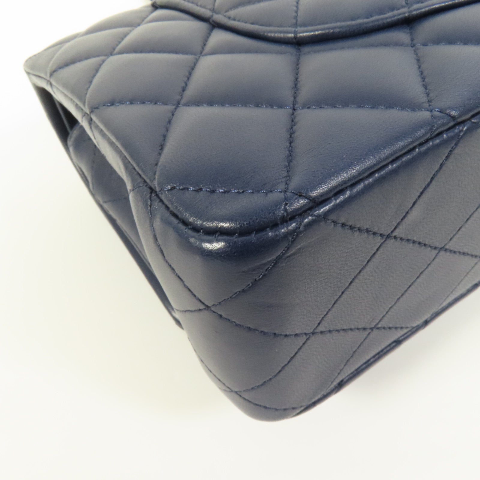 CHANEL 【激減優惠】羊皮皮革Classic 25銀扣鏈帶肩背袋