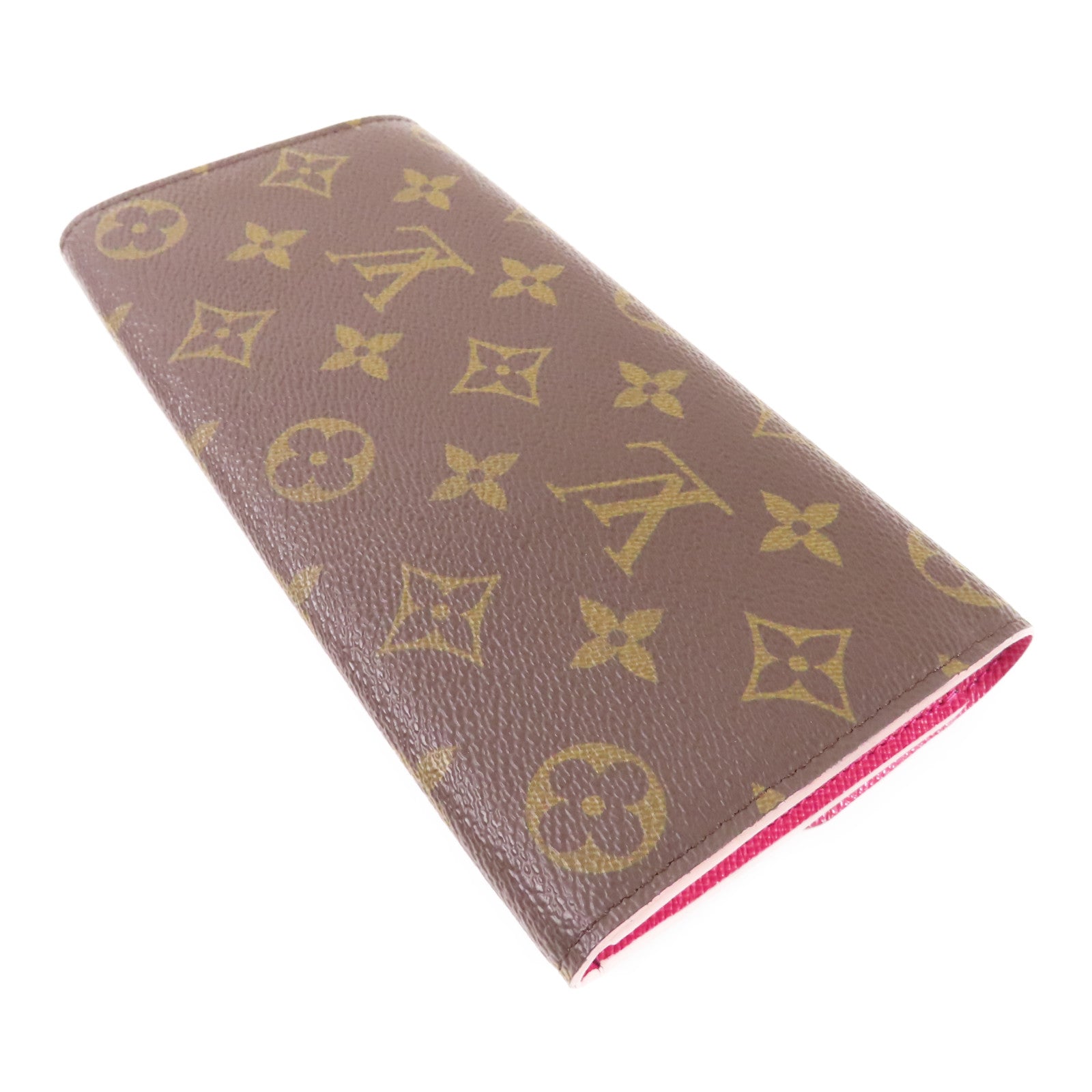 LOUIS VUITTON Monogram Emilie Wallet金扣長錢包