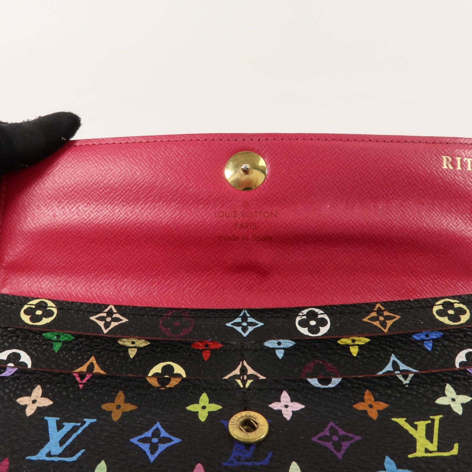 LOUIS VUITTON Monogram Multicolore Sarah Wallet長錢包