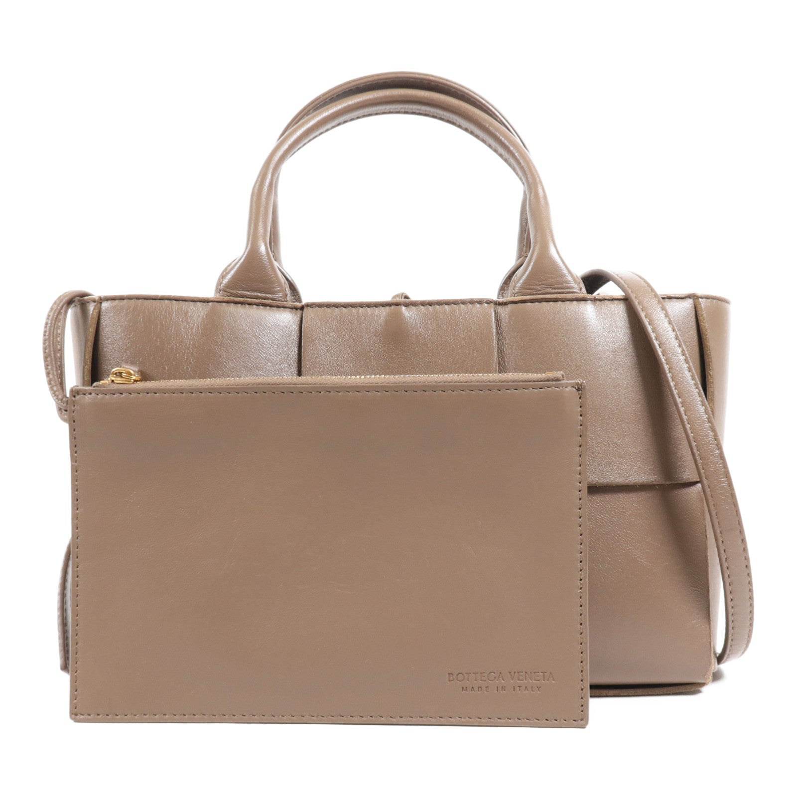 BOTTEGA VENETA 牛皮皮革Arco Tote Bag金扣手挽肩背兩用袋