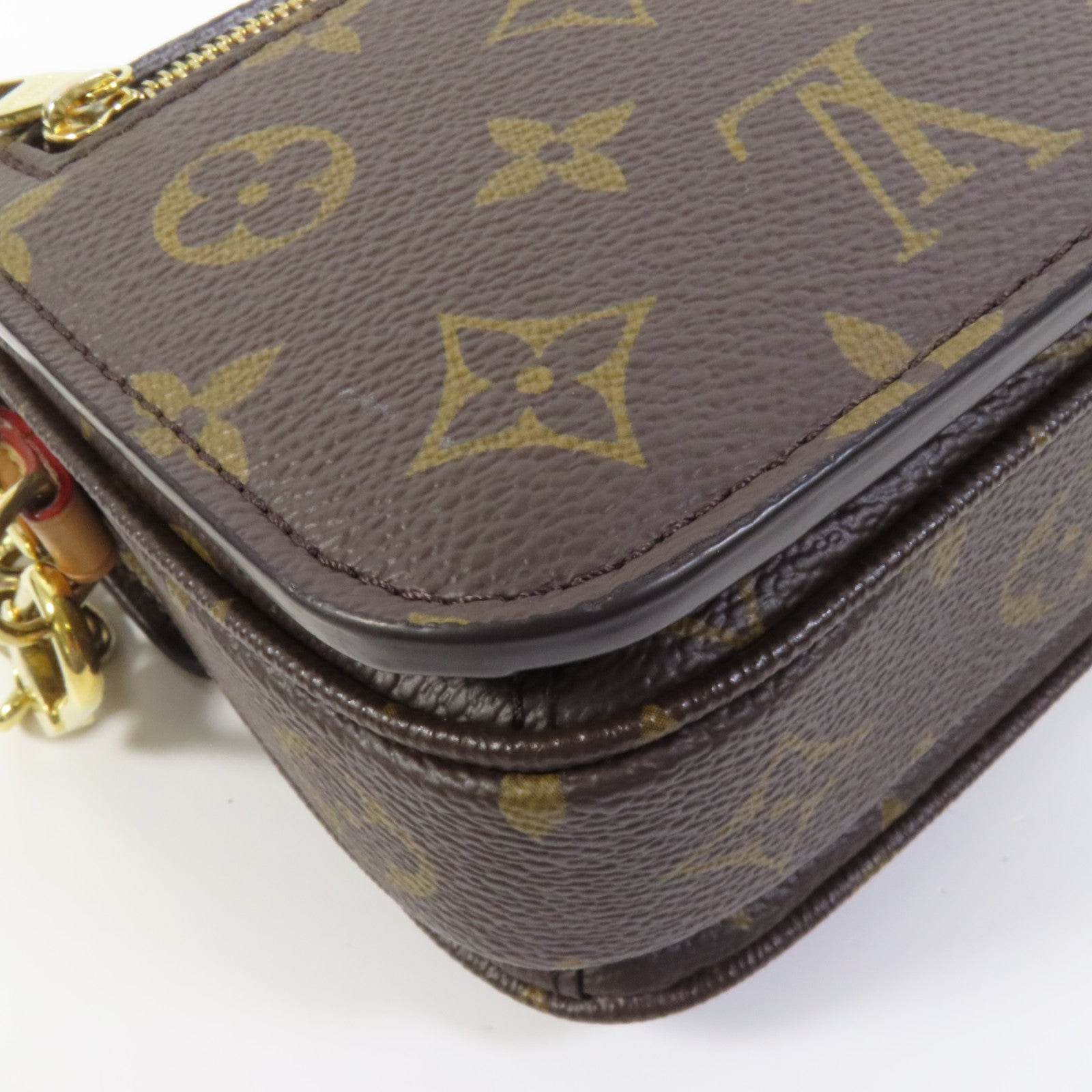 LOUIS VUITTON Monogram Pochette Metis East West金扣手挽肩背兩用袋