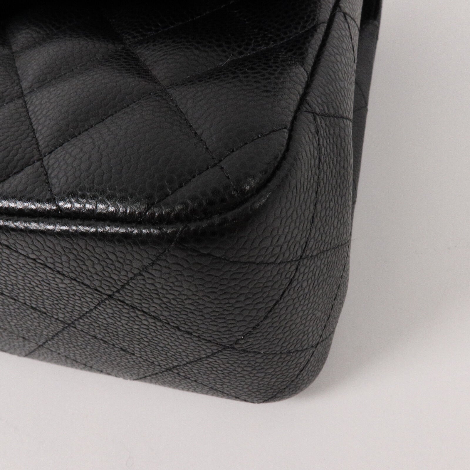 CHANEL 牛皮皮革Large Classic鏈帶肩背袋