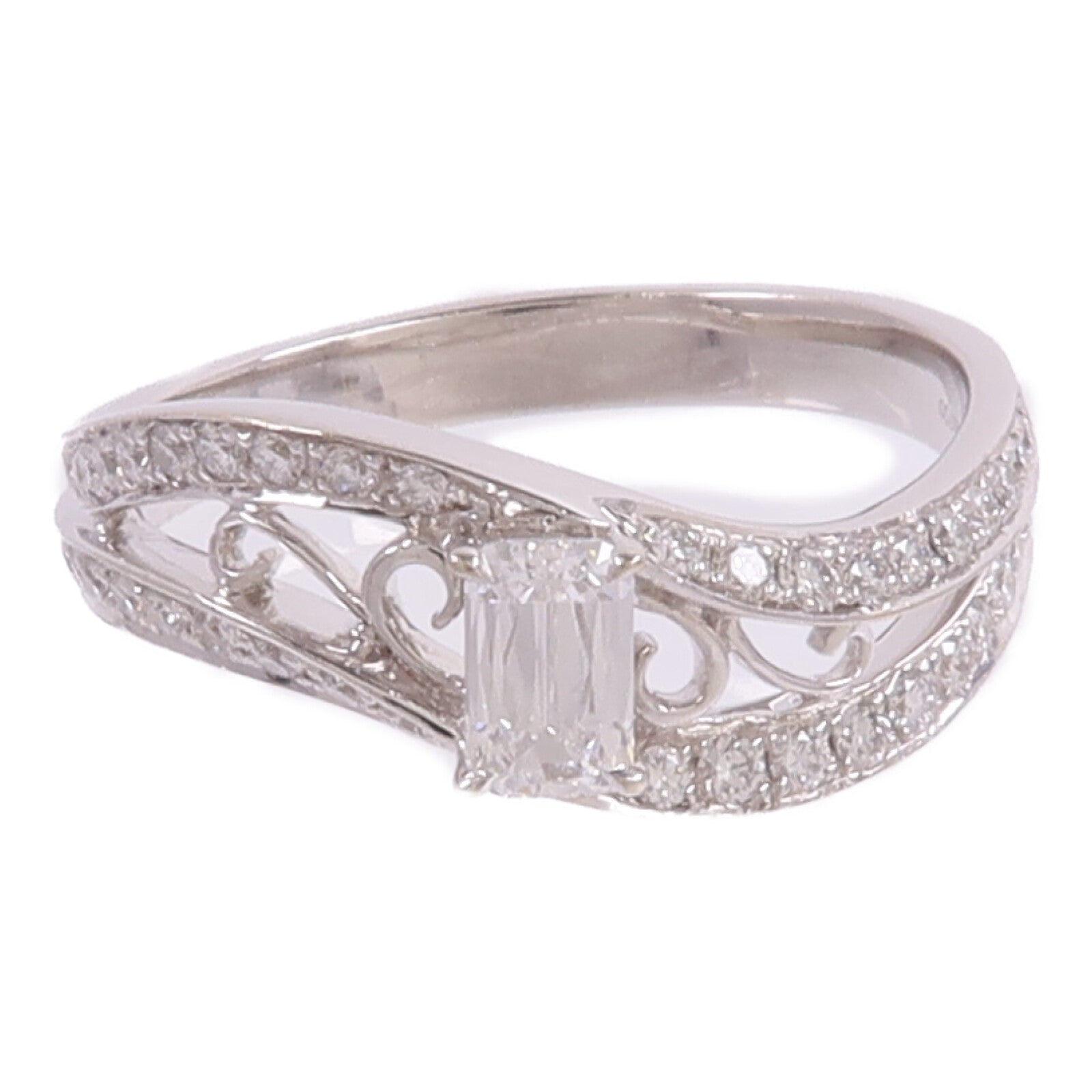 JEWELRY 18K白金Diamond Ring鑽石戒指