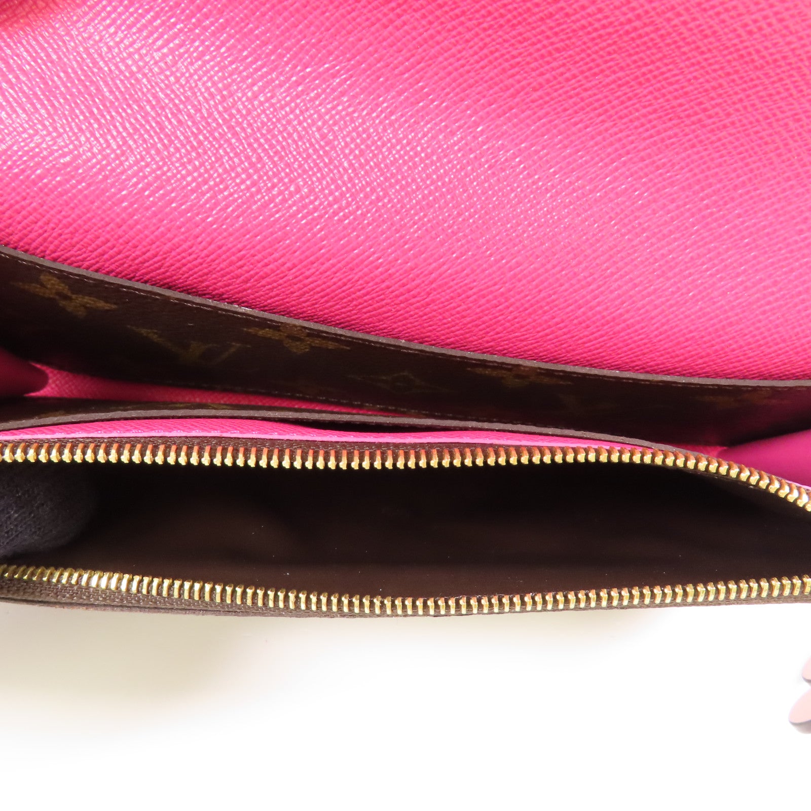 LOUIS VUITTON Monogram Emilie Wallet金扣長錢包