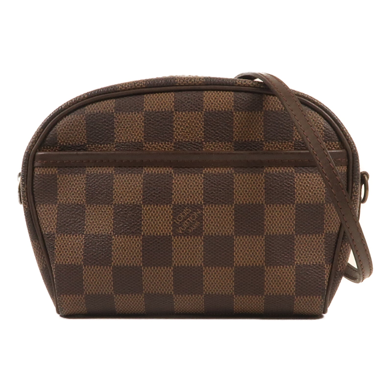 LOUIS VUITTON Damier Pochette Ipanema金扣肩背袋