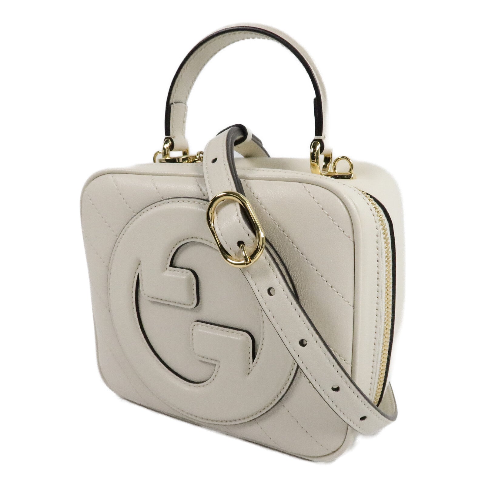 GUCCI 牛皮皮革Blondie Top Handle手挽肩背兩用袋