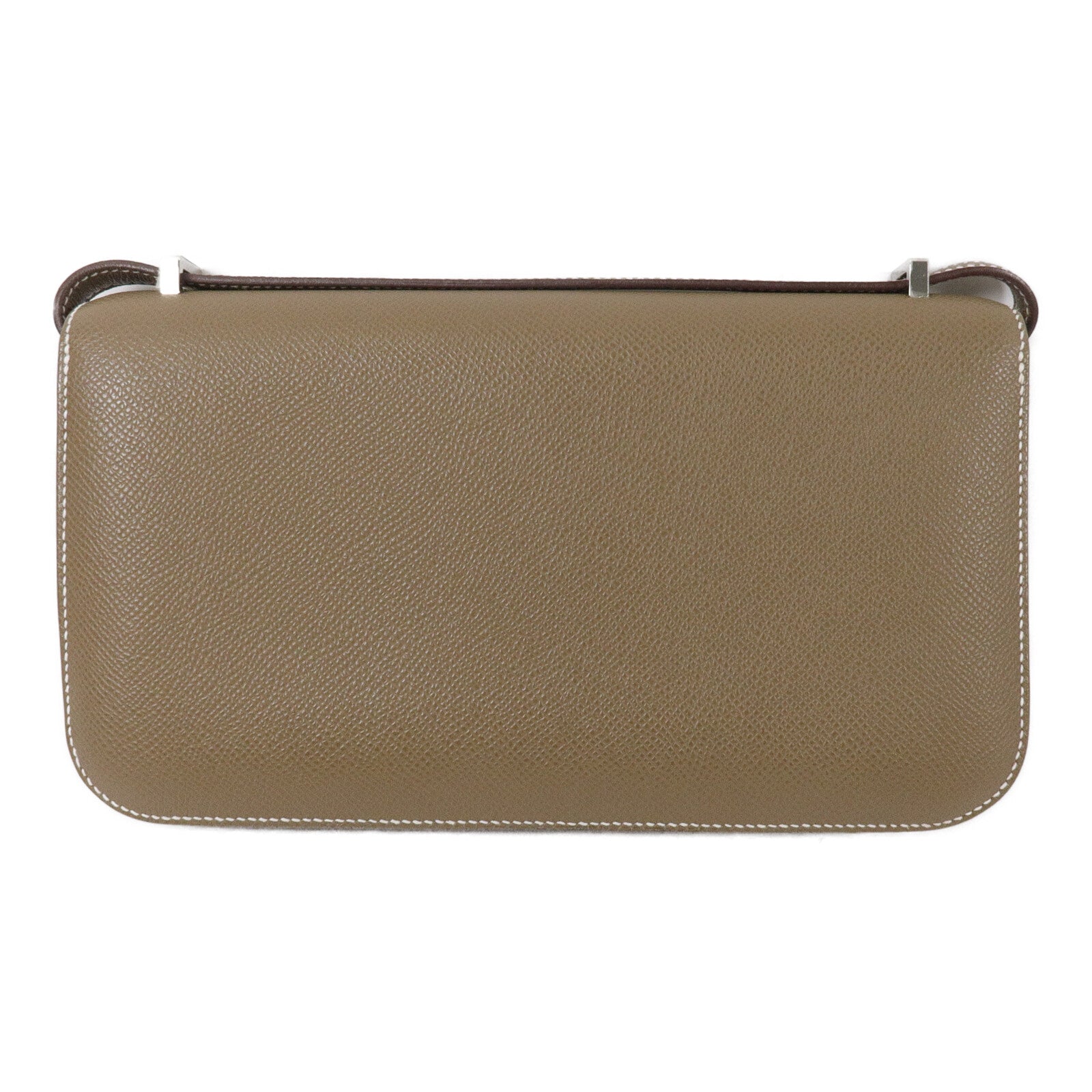 HERMES Epsom皮革Constance Elan肩背袋Etoupe